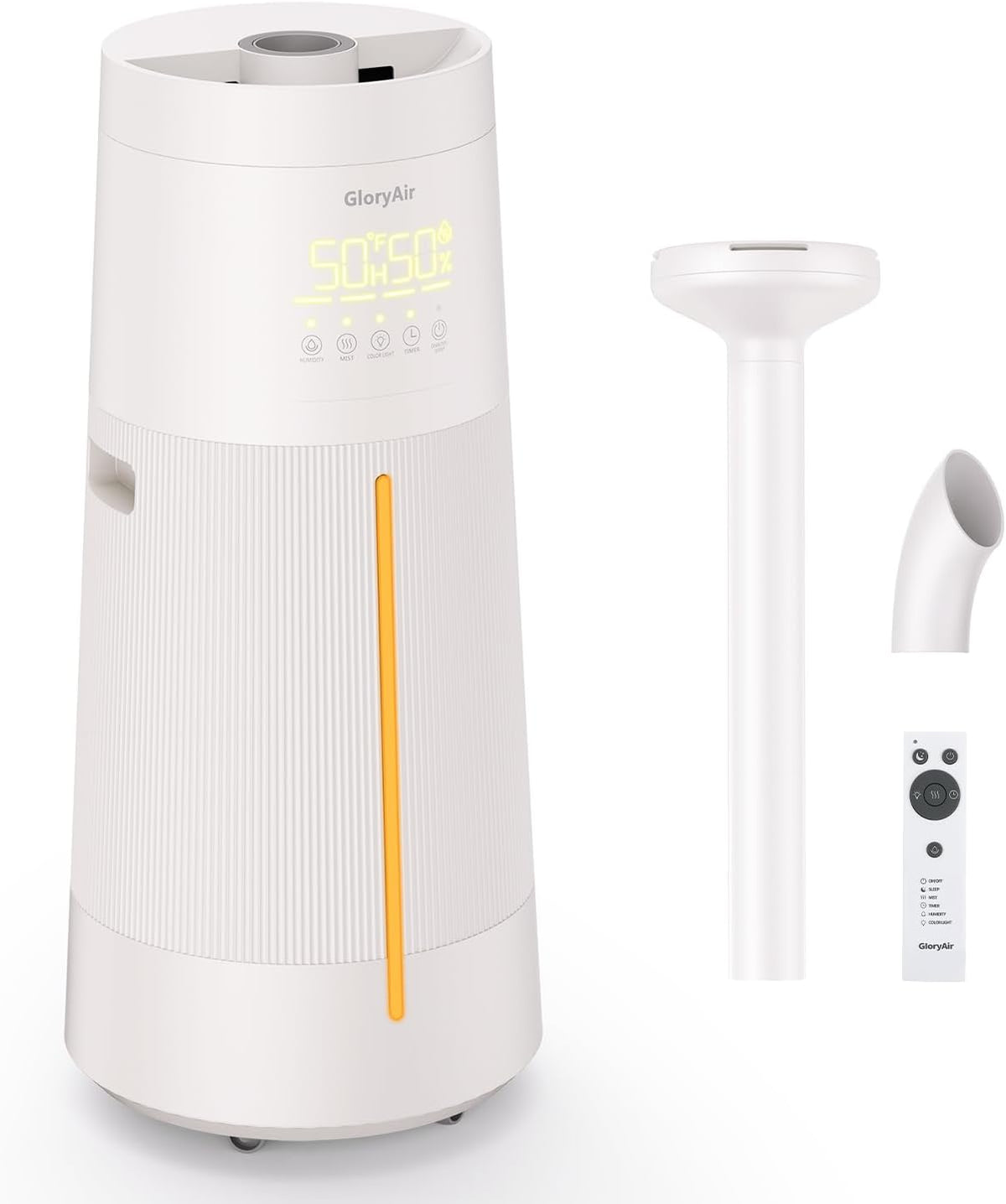 Humidificador GloryAir para habitaciones grandes, niebla fría de 6,...