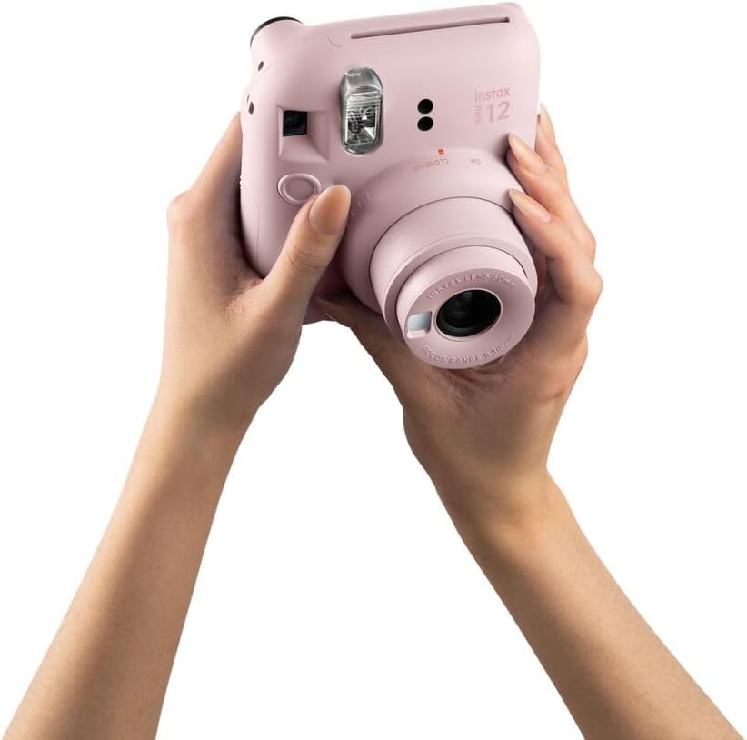 Cámara instax mini 12, color Rosa Flor