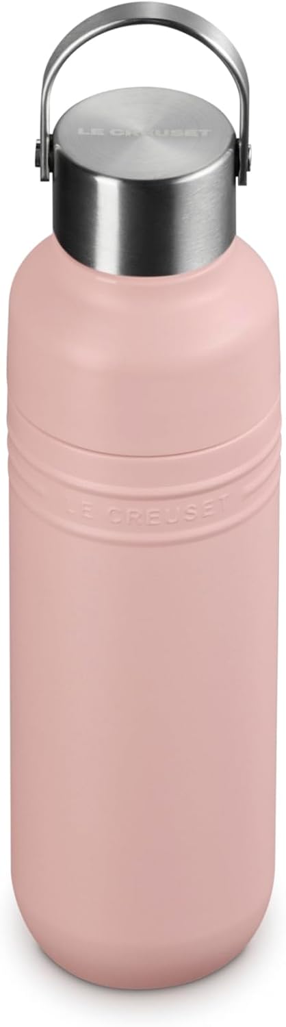 Le Creuset Botella de agua de acero inoxidable On The Go, 33 onzas....