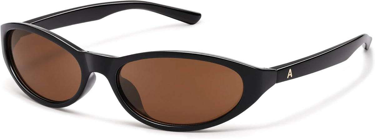 Appassal Gafas de sol ovaladas envolventes retro Y2K AP3741 | Gafas...