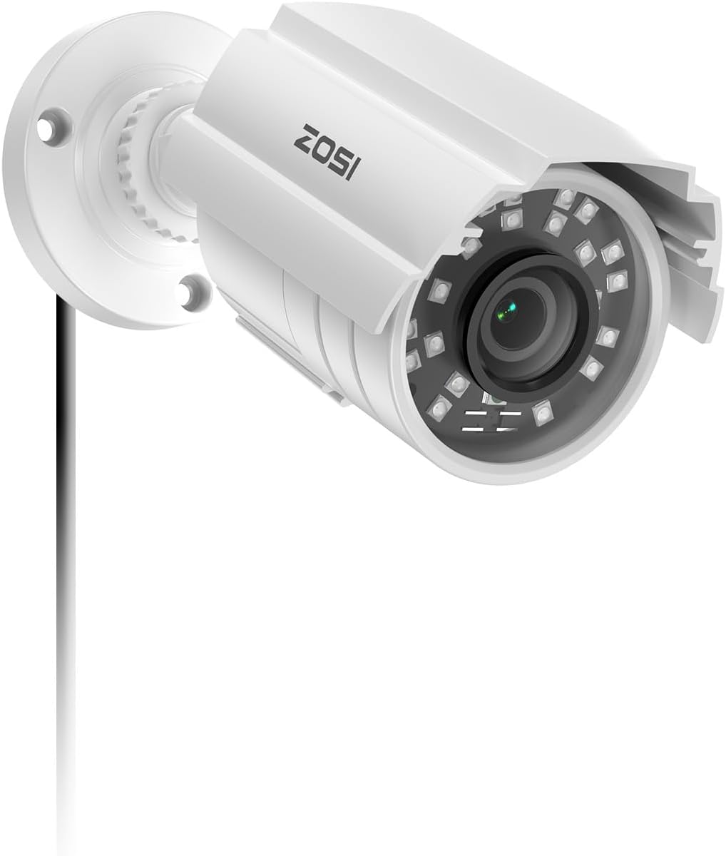 ZOSI - Cámara de seguridad para exteriores e interiores de 2MP, 108...