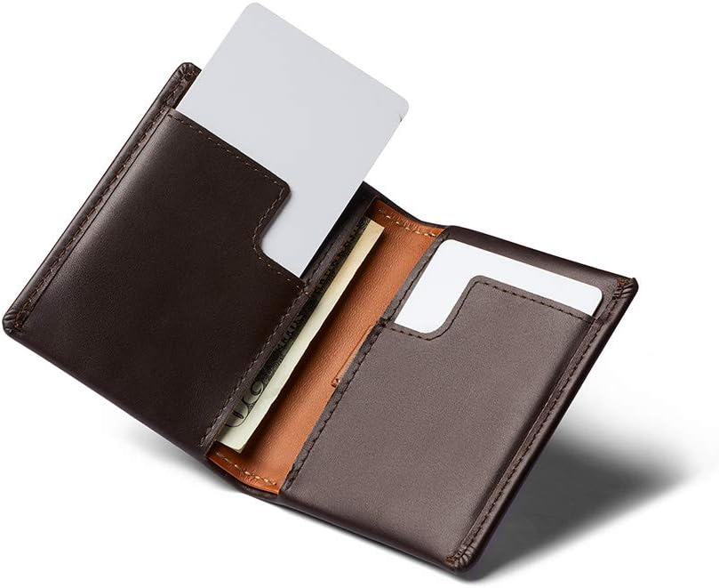 Bellroy Slim Sleeve, billetera de cuero delgada (capacidad máxima:...