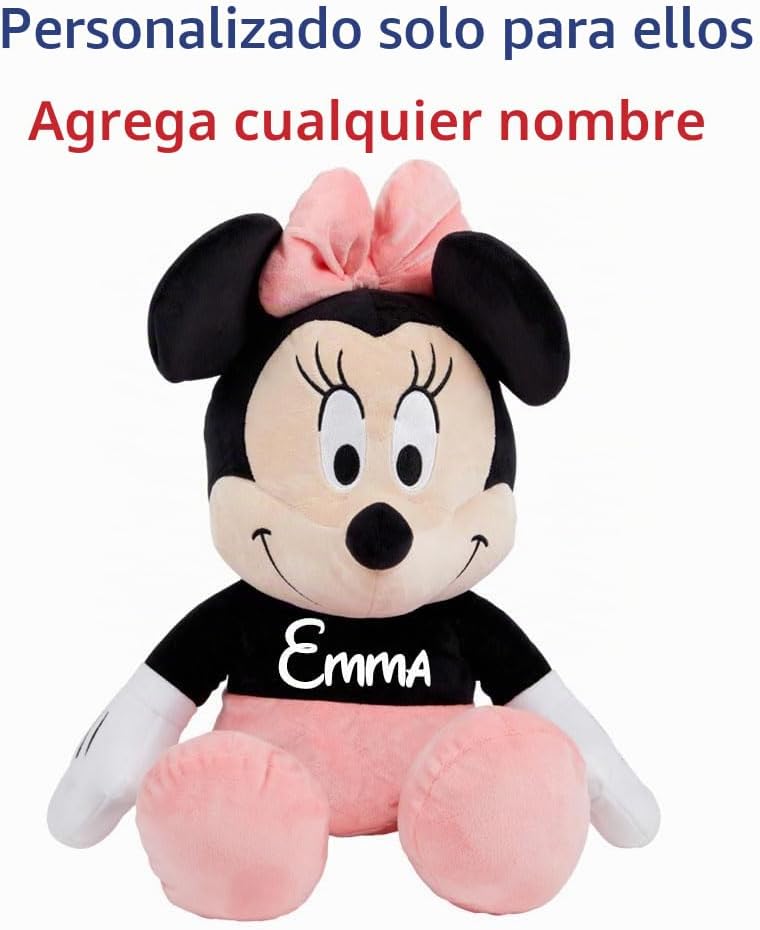 Disney Peluche oficial de Minnie Mouse personalizado para niños, pe...