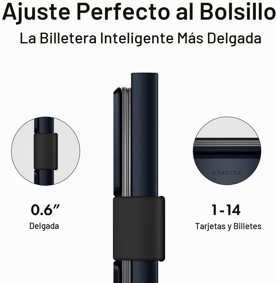 Ekster Cardholder Pro Cartera totalmente metálica para hombre | Car...