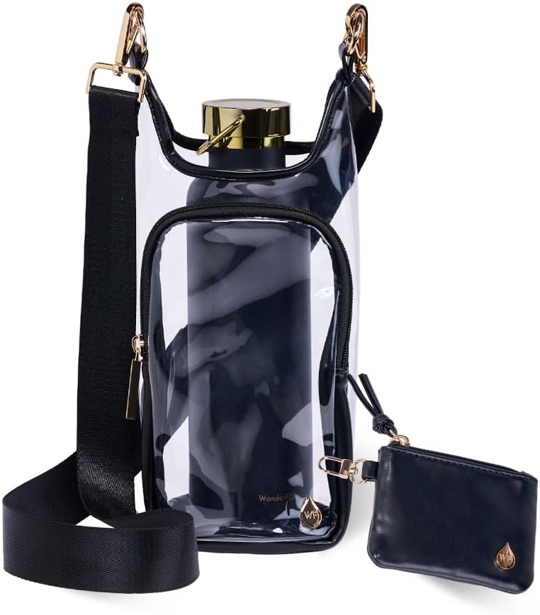 WanderFull Clear Stadium HydroBag - Bolsa cruzada manos libres para...