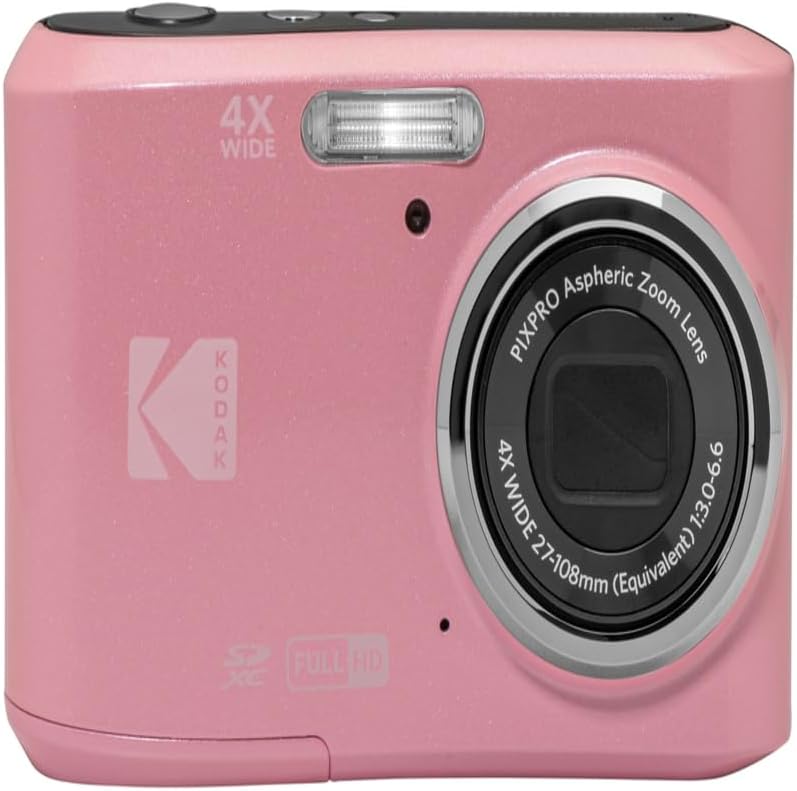 KODAK PIXPRO FZ45 - Cámara digital compacta de 16 MP, zoom óptico 4...
