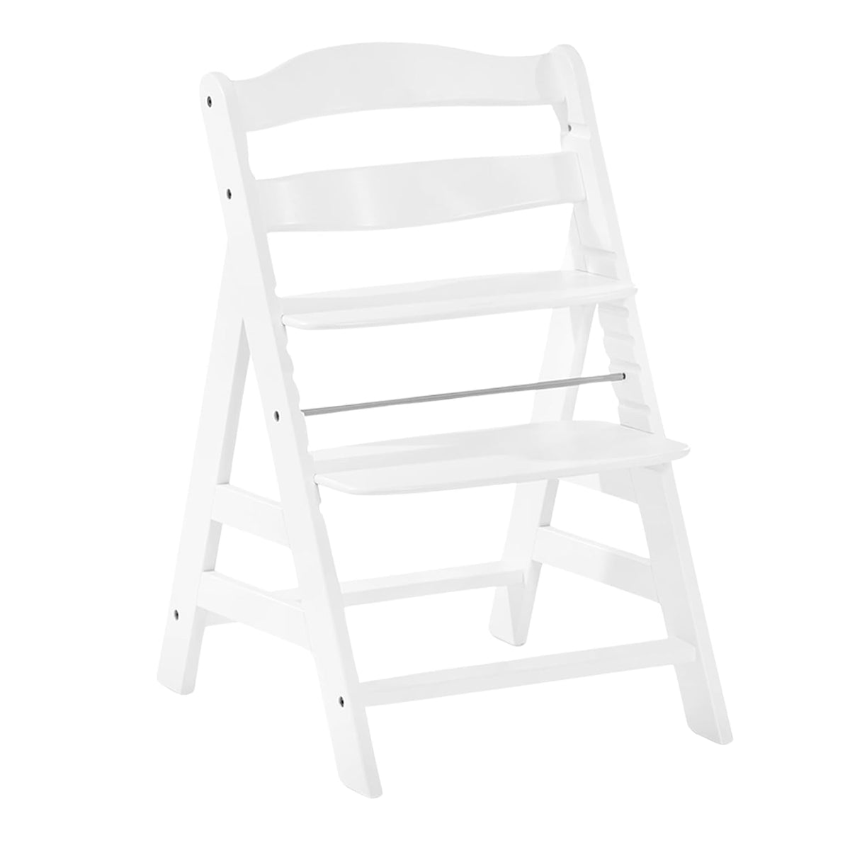 Hauck Alpha+ Trona de madera de haya maciza con asiento ajustable,...