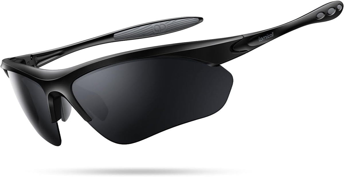 Lamicall Gafas de Sol Deportivas polarizadas de 22 g para Hombres y...
