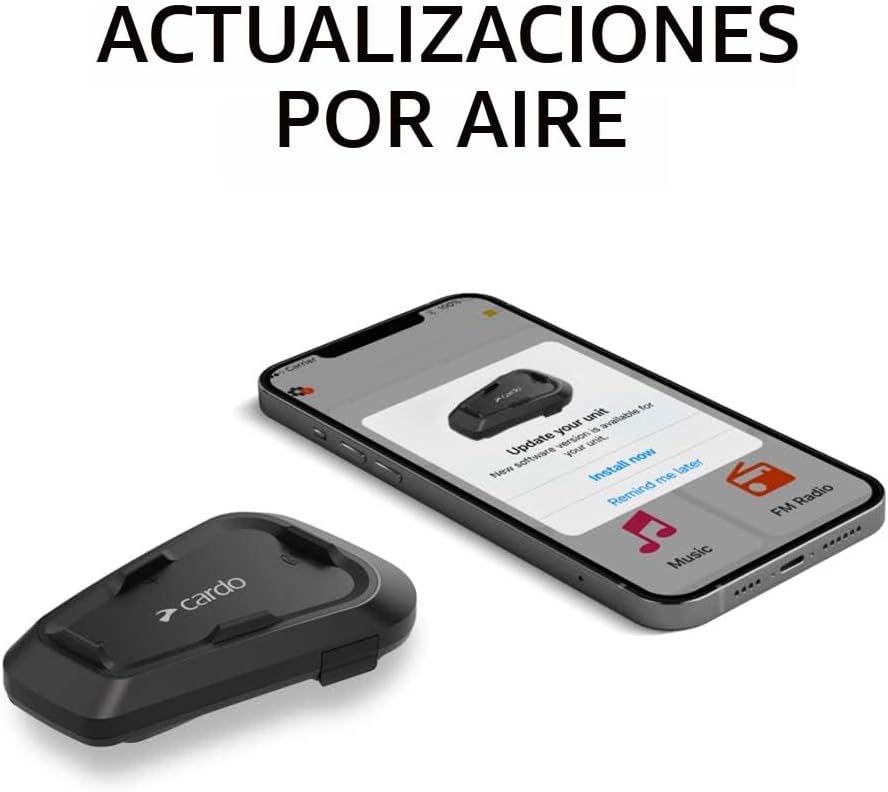 Cardo Systems Spirit - Auriculares de comunicación Bluetooth para m...