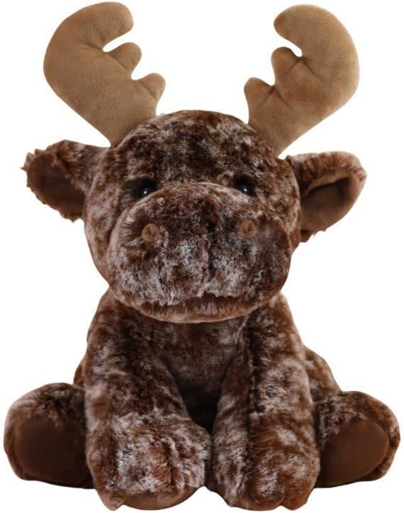 YUKOUQIAN Juguete de peluche de alce con diseño de reno de 8 pulgad...