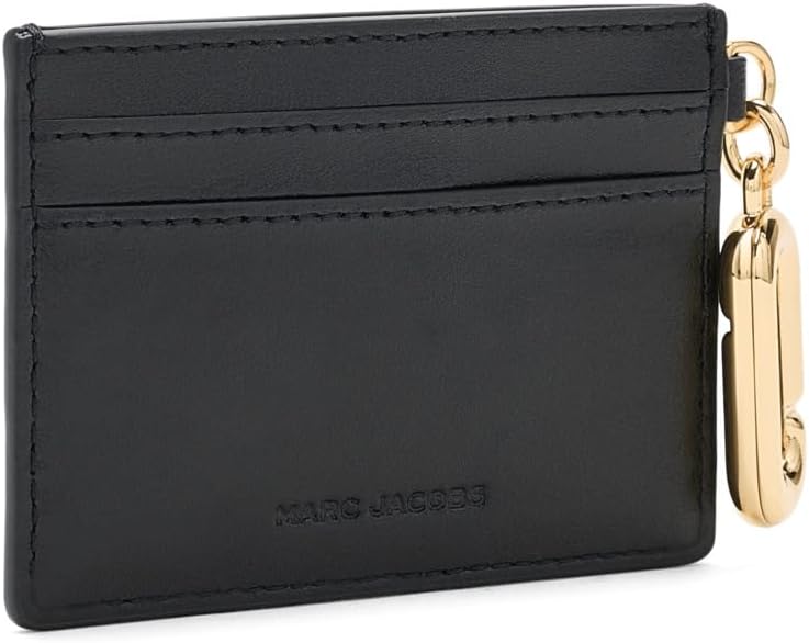 Marc Jacobs Funda para tarjetas Pop J Marc para mujer, color negro,...