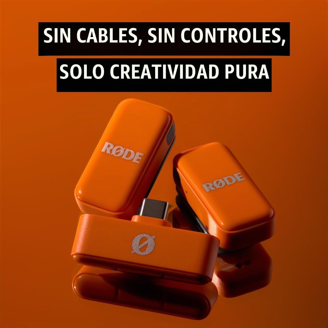 RØDE Wireless Micro - Micrófono inalámbrico compacto, dos micrófono...