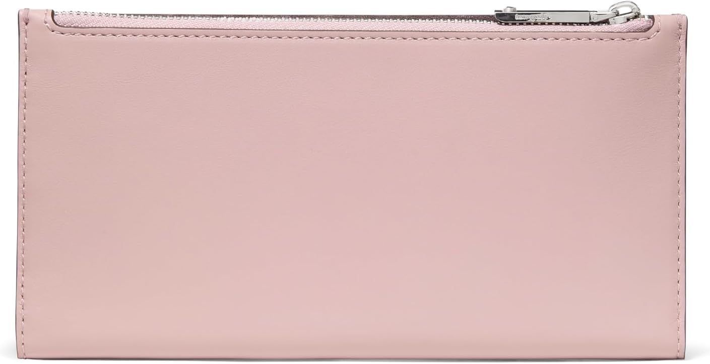 kate spade new york Billetera plegable grande de piel lisa clásica,...