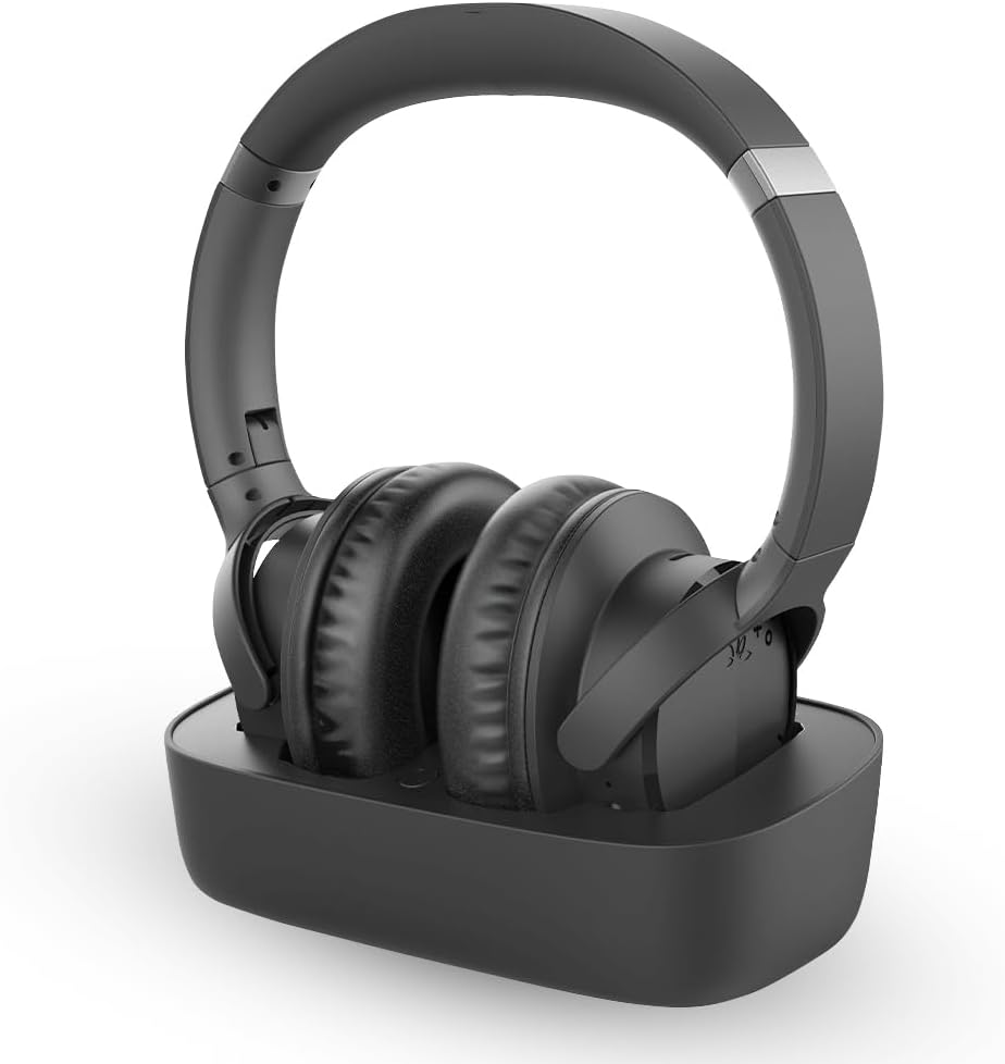 Avantree Ensemble - Auriculares inalámbricos para ver TV para perso...