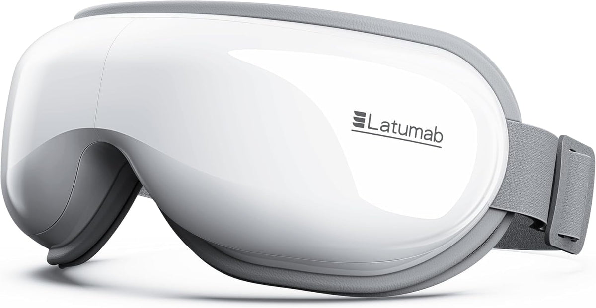 latumab Masajeador de ojos con calor y música Bluetooth, HSA elegib...