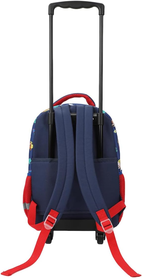 Bioworld Mochila con Ruedas para Jóvenes de 16 Pulgadas, Multi colo...
