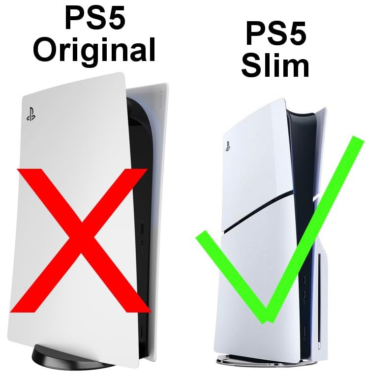 Case Club Funda impermeable para PS5 Slim, auriculares, soporte y 1...