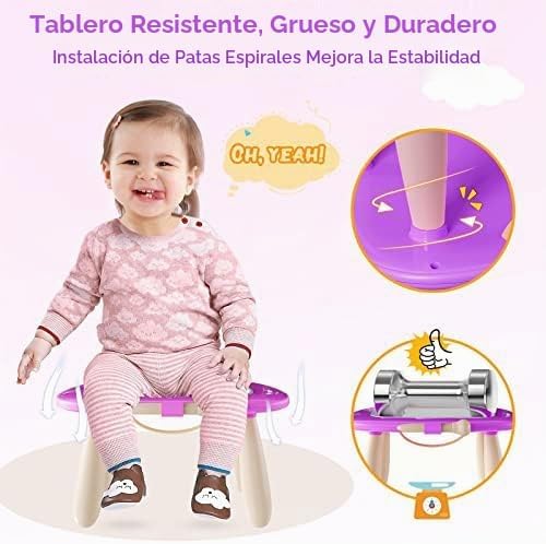 Kikidex - Juguetes para niños de 1 a 3 años, tablero magnético de d...
