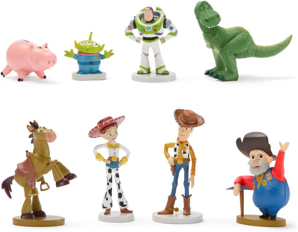 Disney Store Juego de figuras oficiales de Toy Story, 8 figuras de...