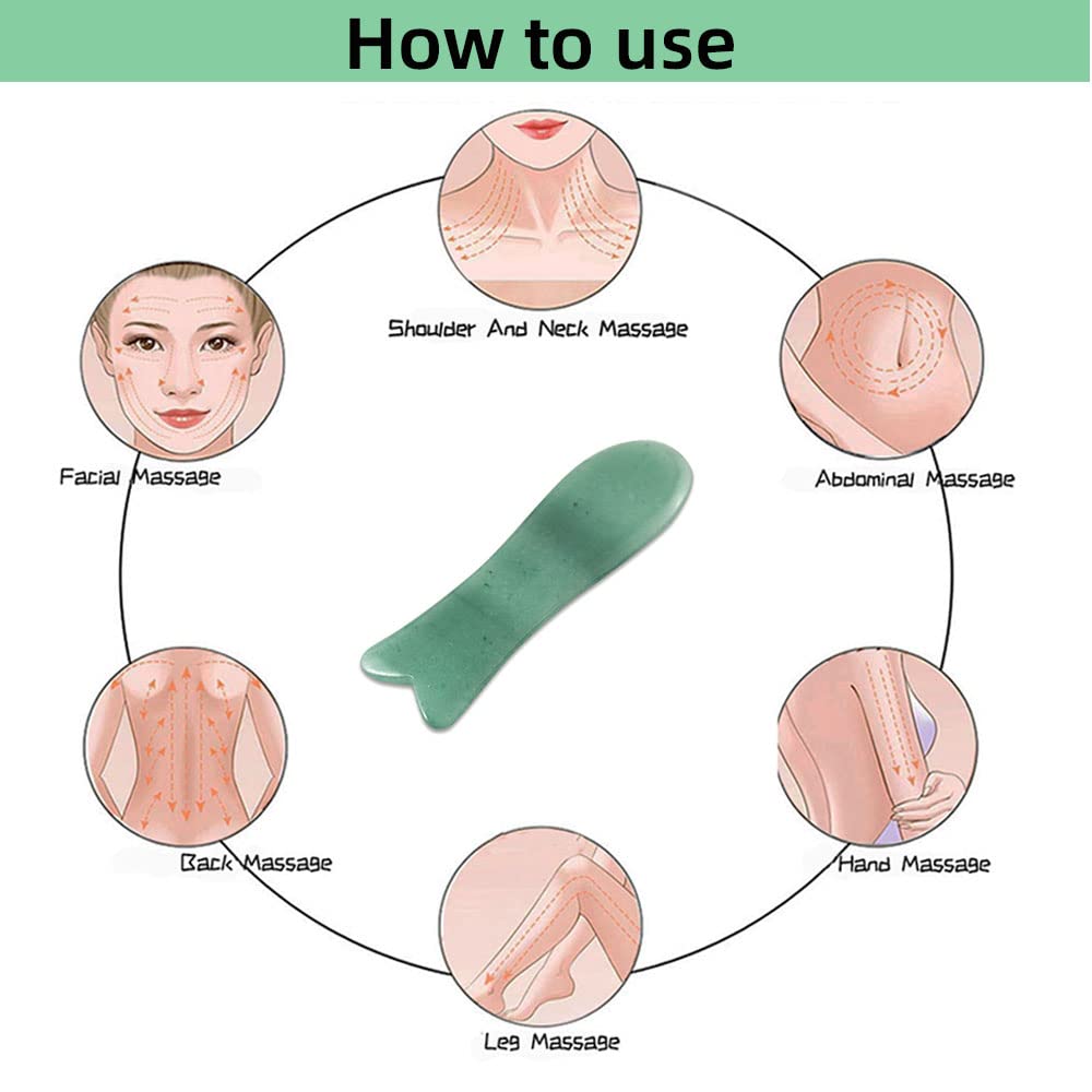 TOP SEWING Herramienta facial de Gua Sha para la barbilla herramien...