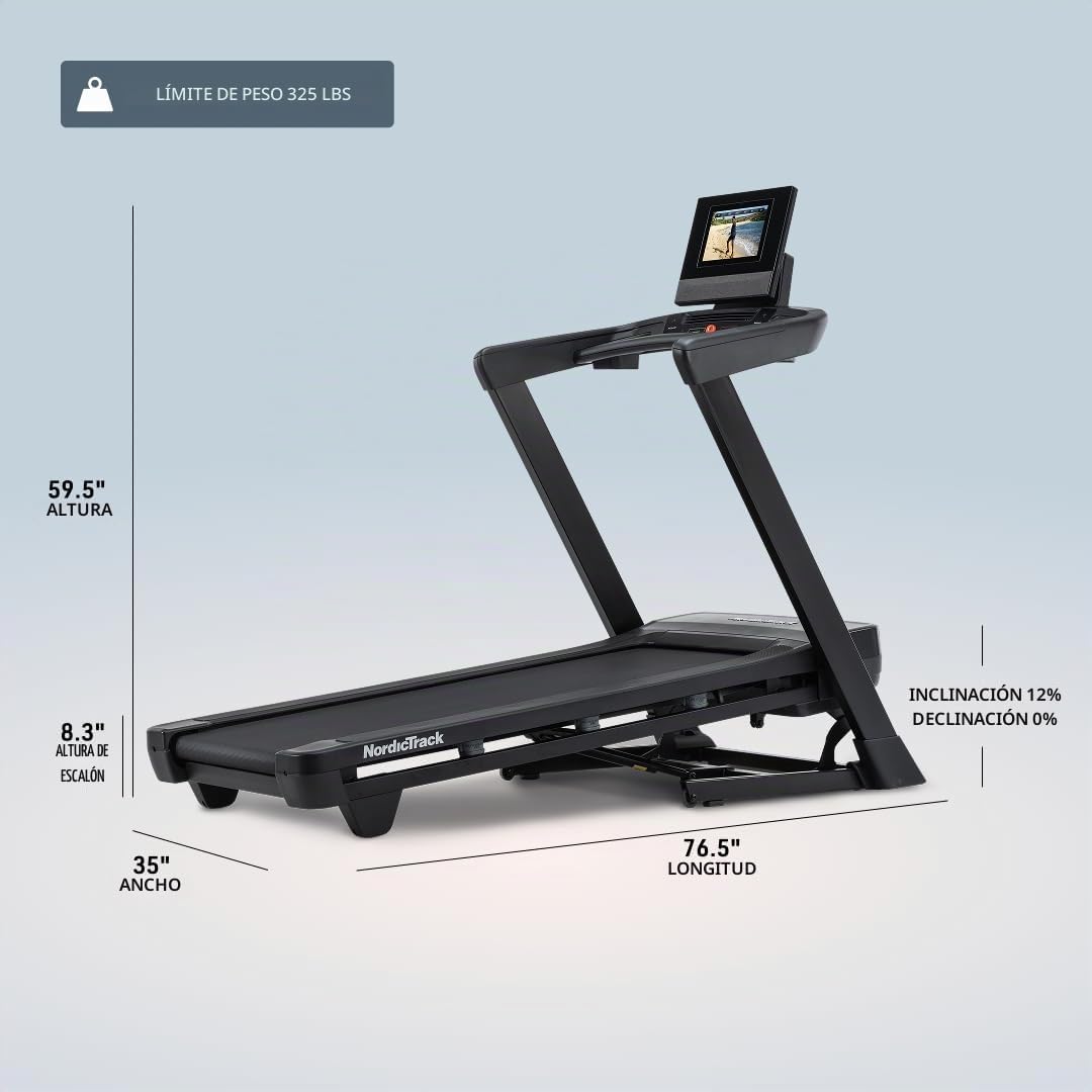 Cintas de correr NordicTrack serie T: T5, T6.5s, T7, T10, T16
