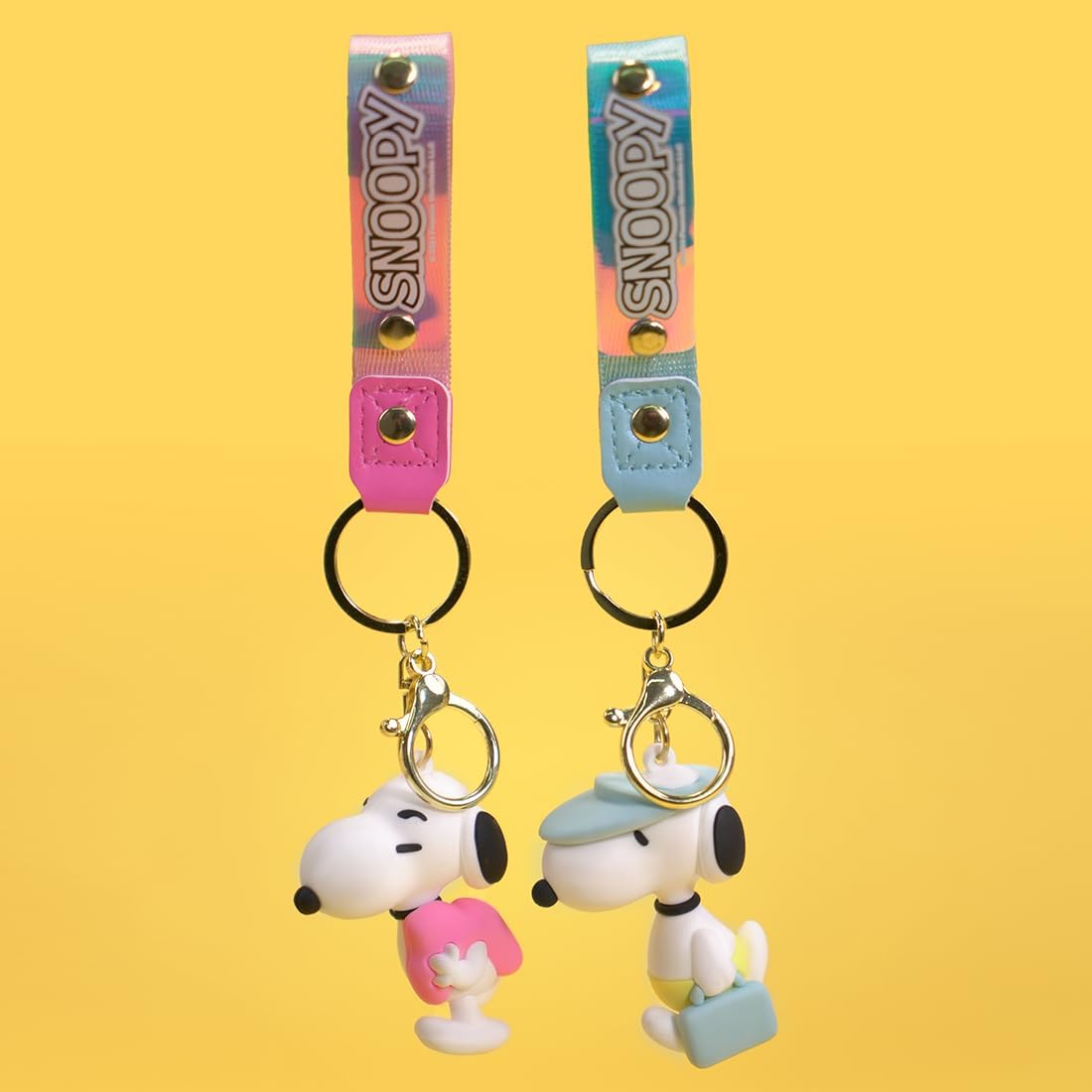 MINISO Snoopy Llavero Colección de Dijes para Bolsa Peanuts Lindo D...