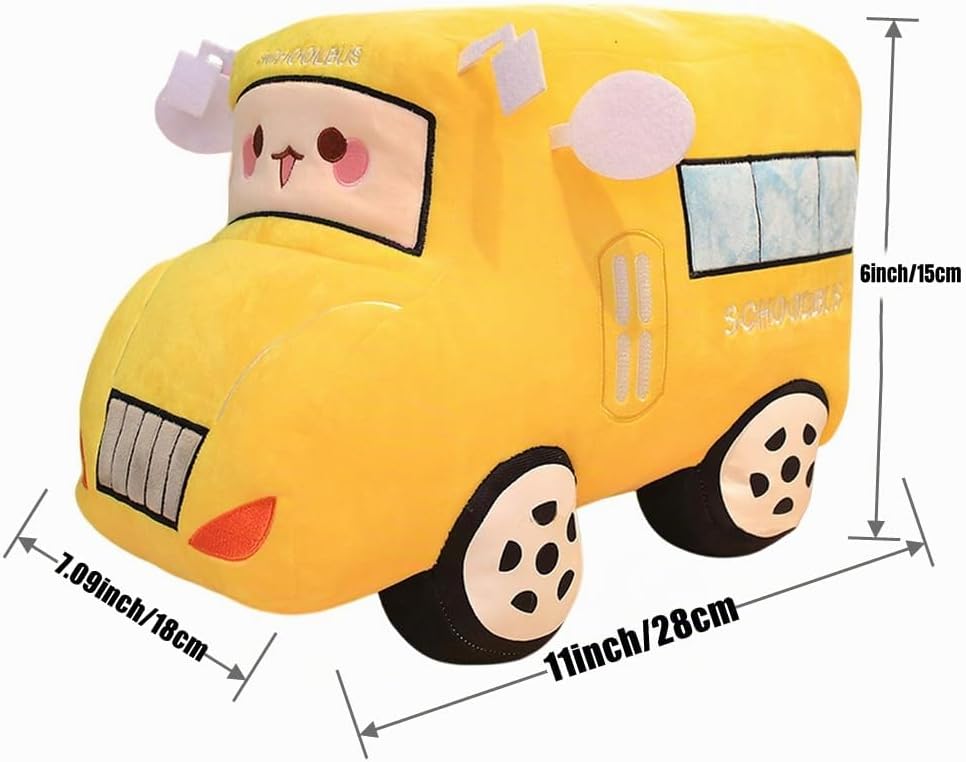 XIYUAN Car PlushSimulation - Cojín de felpa con dibujos animados pa...