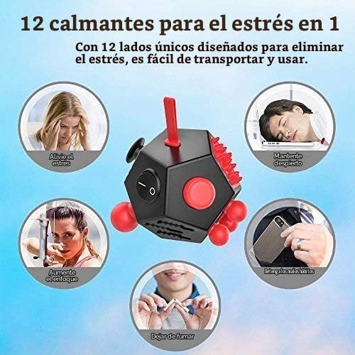 WCZCBOYA Juguetes de cubo de 12 caras, juguetes para aliviar el est...