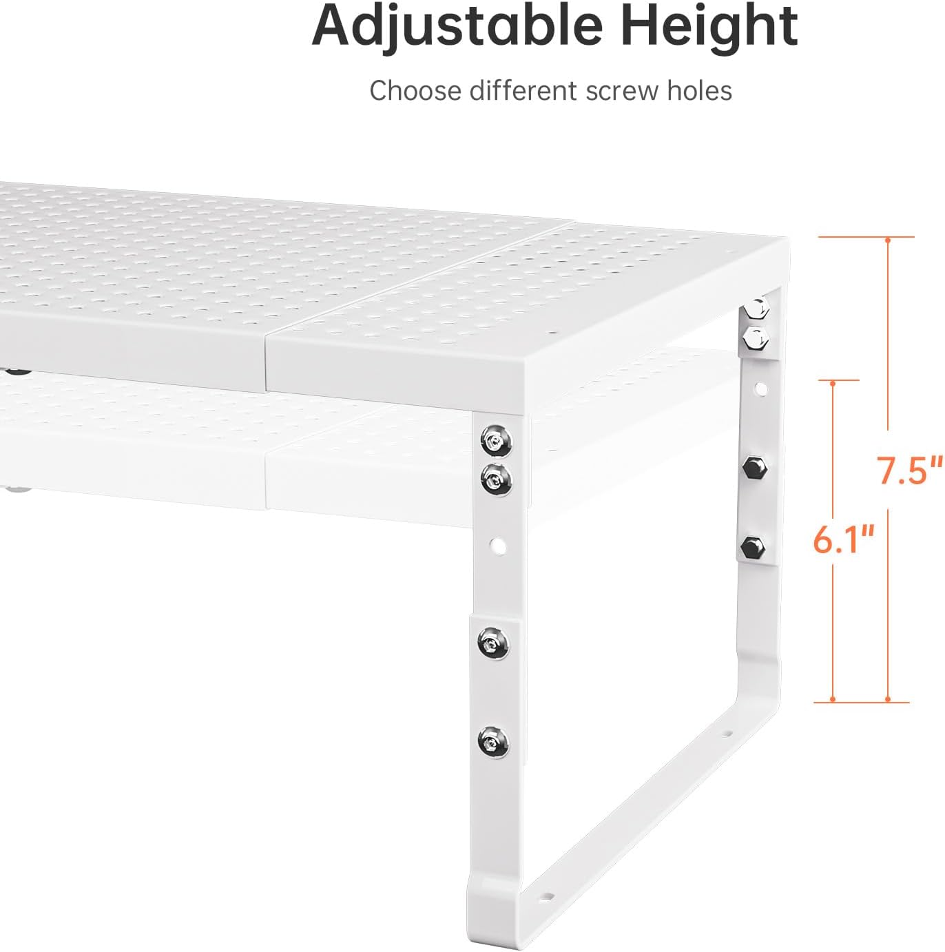 Ipotive Estante de gabinete, Organizador de cocina expandible ajust...