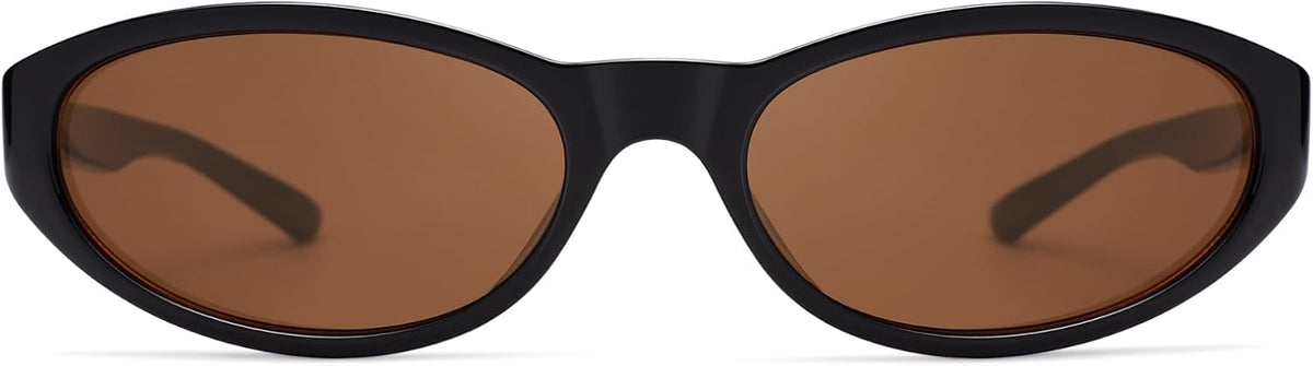 Appassal Gafas de sol ovaladas envolventes retro Y2K AP3741 | Gafas...
