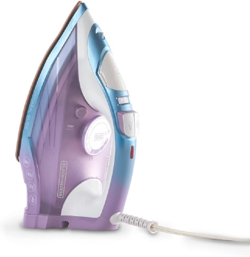 BLACK+DECKER Plancha de vapor Moonstone con suela de cerámica | Pla...