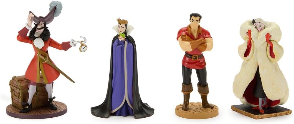 Set de Figuras Oficiales de Villanos de Disney Store \u2013 8 Figur...