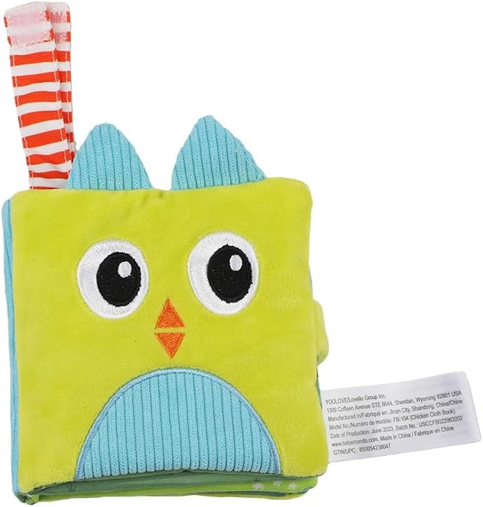 bebe mondo Juguete para bebés de granja \u2013 Libros suaves y arru...
