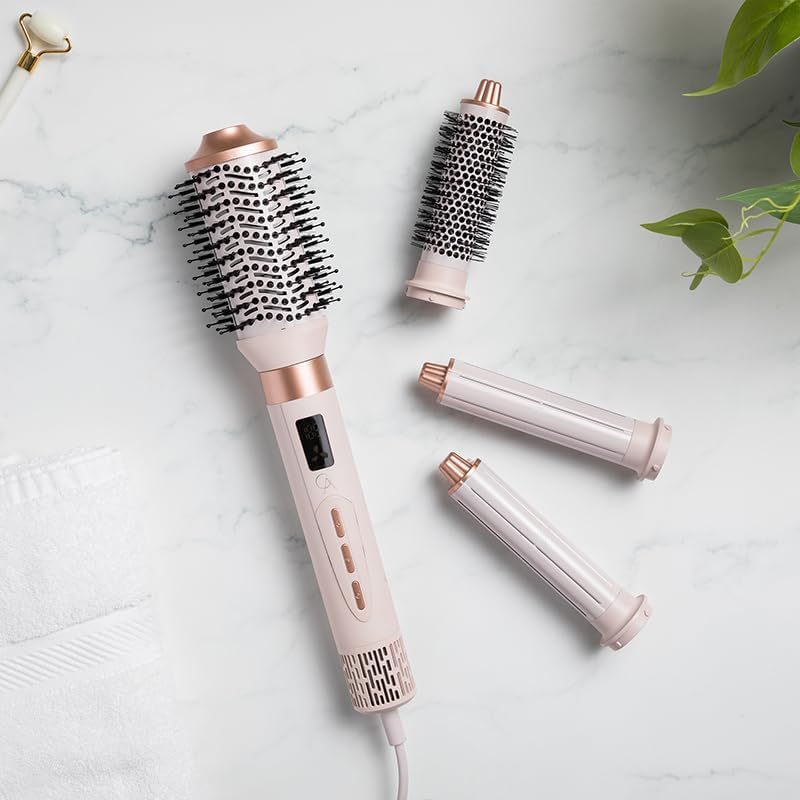 Only August Estilizador de cabello 8 en 1 con 3 ajustes de calor, s...