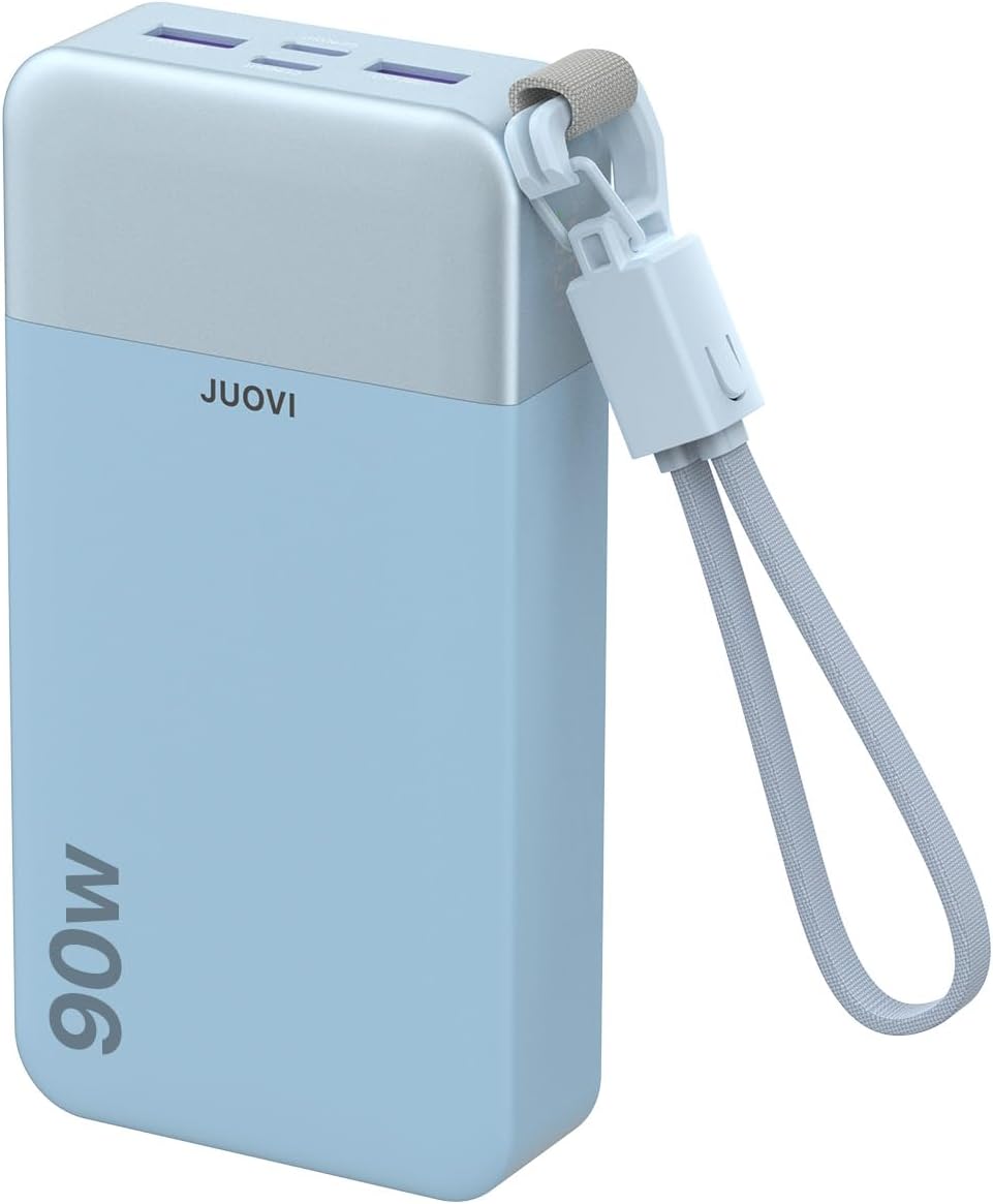JUOVI Cargador portátil del ordenador portátil del banco 90W 20000m...