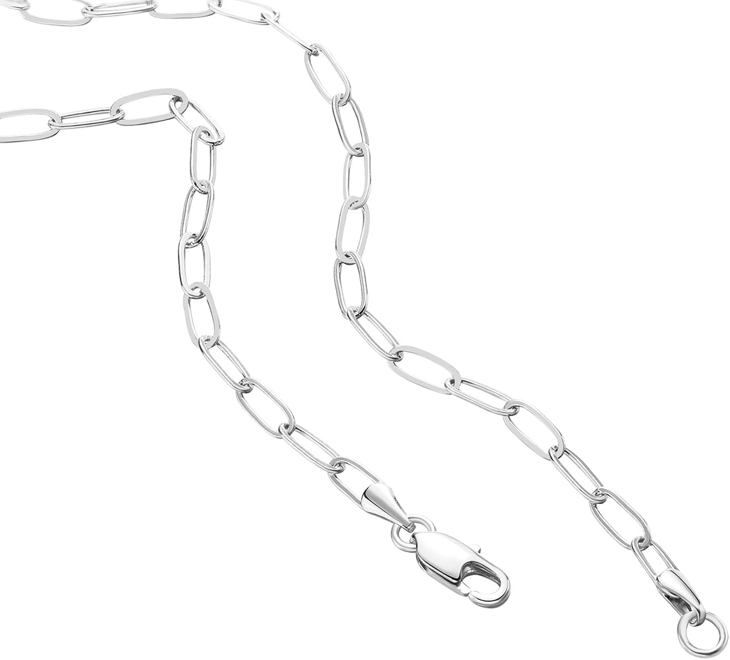 PAVOI Collar ajustable con cadena Fígaro y espiga de serpiente con...