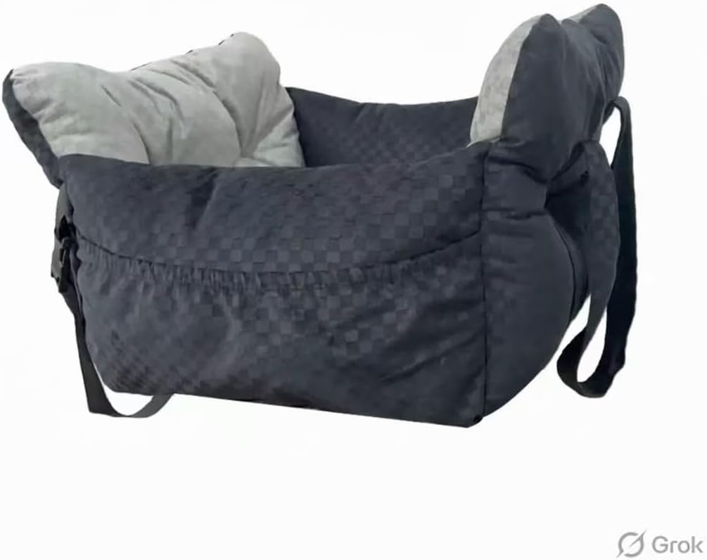 Cama de asiento de automóvil para perros pequeños y medianos, con c...