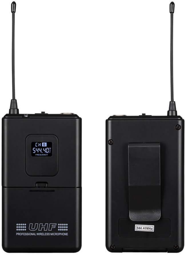 Sistema de Micrófono Inalámbrico Pro Audio 8 Canales UHF 8 Bodypack...