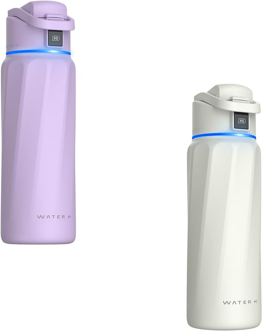 Boost - Botella de agua inteligente de 32 onzas, color púrpura+ Boo...