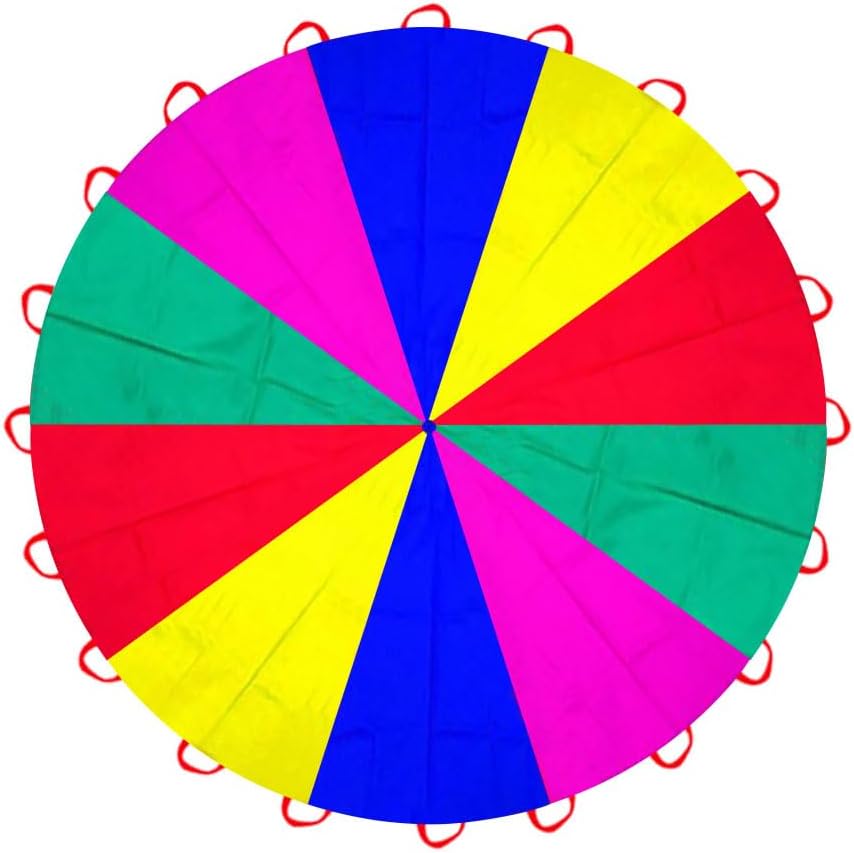 AMYESE Paracaídas arcoíris de 6.5 pies\/10 pies\/12 pies\/13 pies\/...