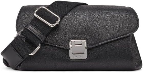 Calvin Klein Bandolera organizacional con solapa Kala para mujer