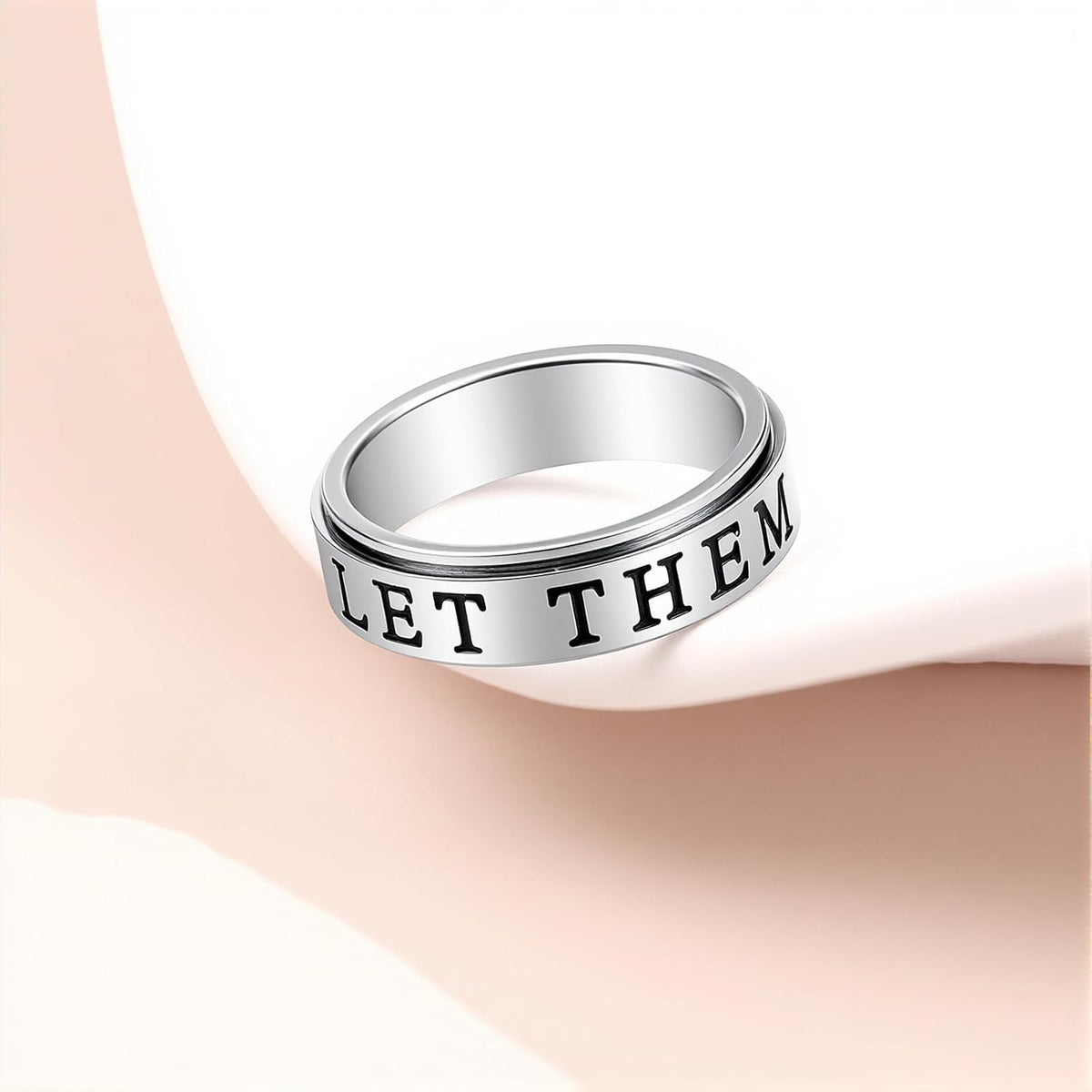 Anillos antiestrés para adultos OreilleStar: Anillo giratorio lindo...