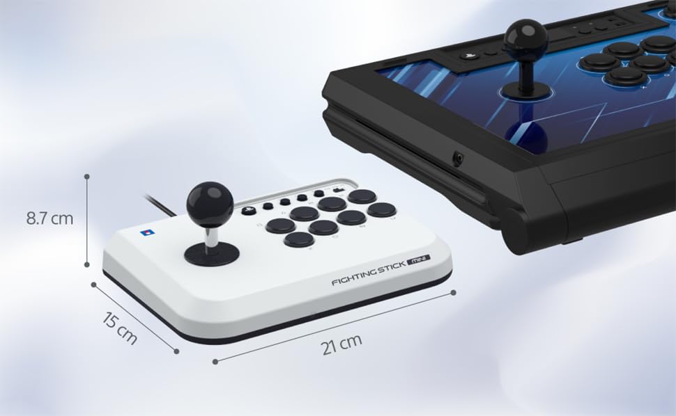 HORI Fighting Stick Mini para PS5, PS4 y PC - Con licencia oficial...