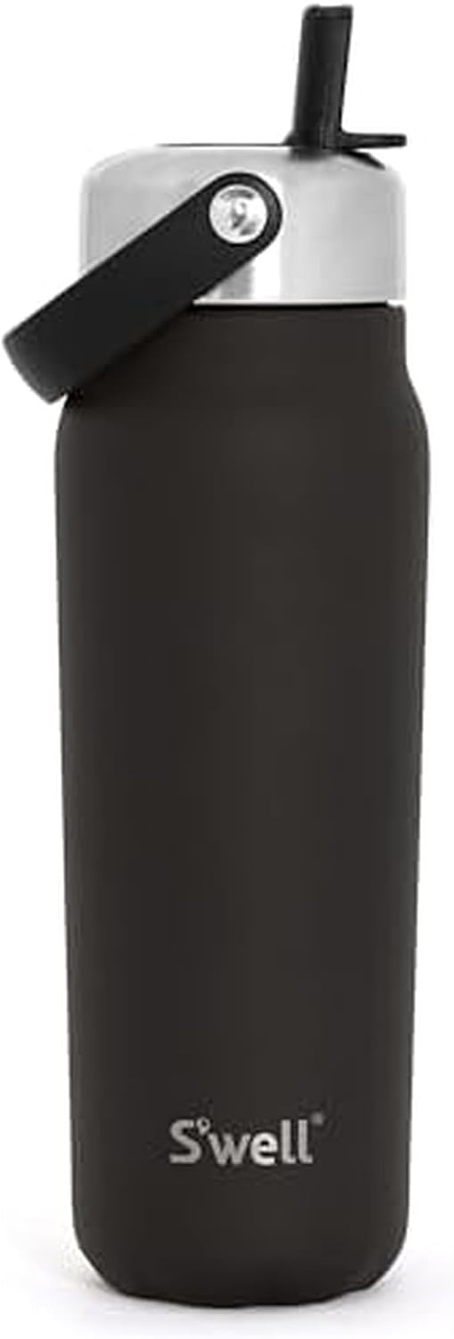 S'well Explorer de acero inoxidable reciclado con tapa abatible...