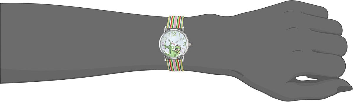 Accutime Muppets MU1010 Kermit the Frog Dial Reloj multicolor con c...