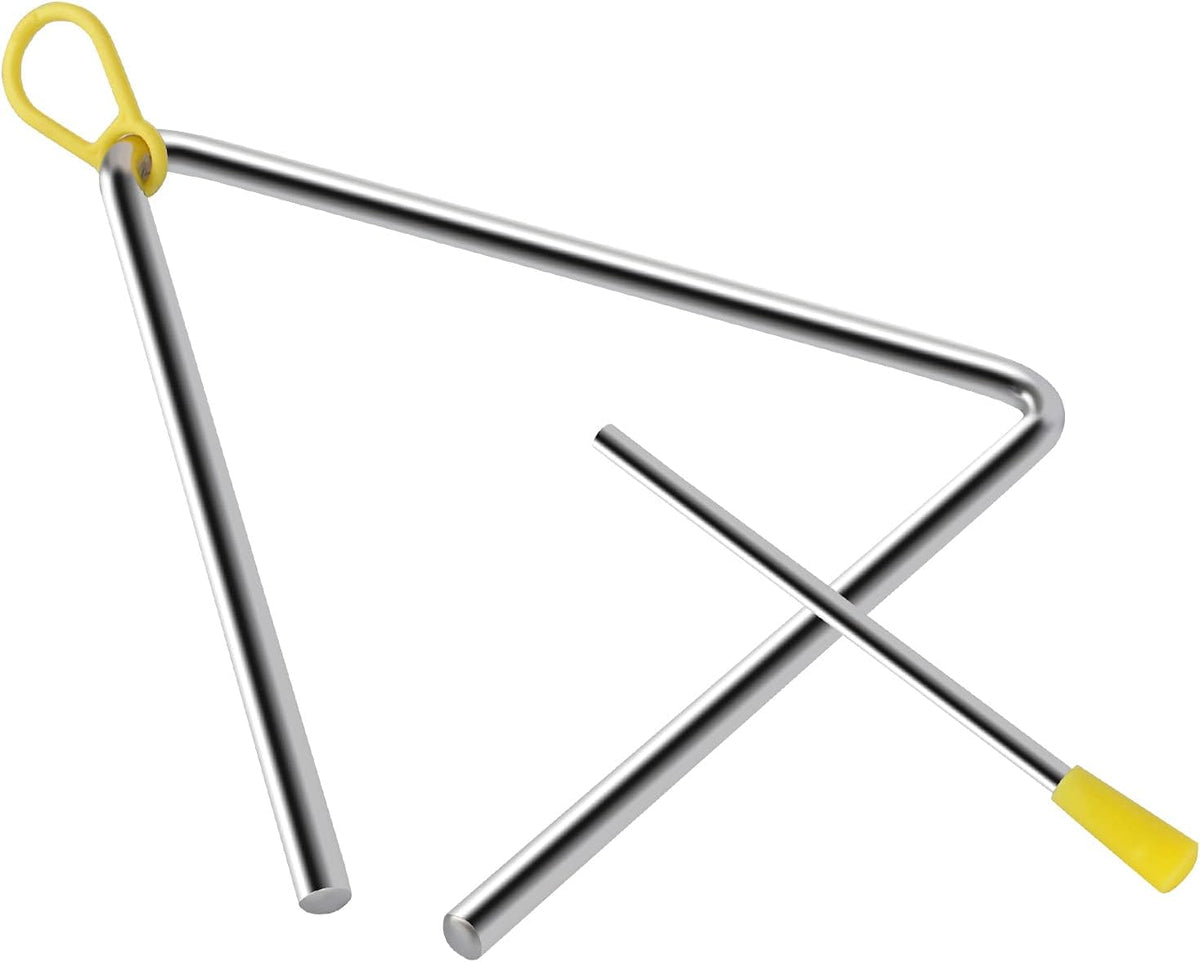 EASTROCK Juego de instrumentos triangulares, 4 paquetes de 7, 8, 9,...