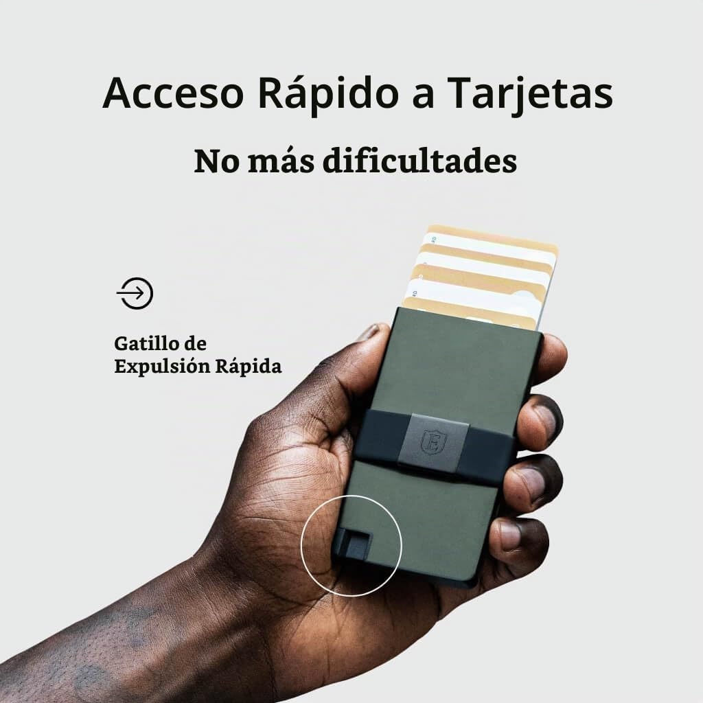 Ekster Billetera de aluminio para tarjetas para hombre | Billeteras...