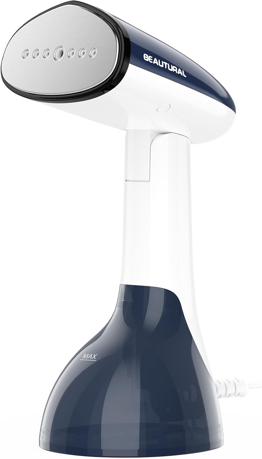 BEAUTURAL Vaporizador para ropa, removedor de arrugas portátil de t...