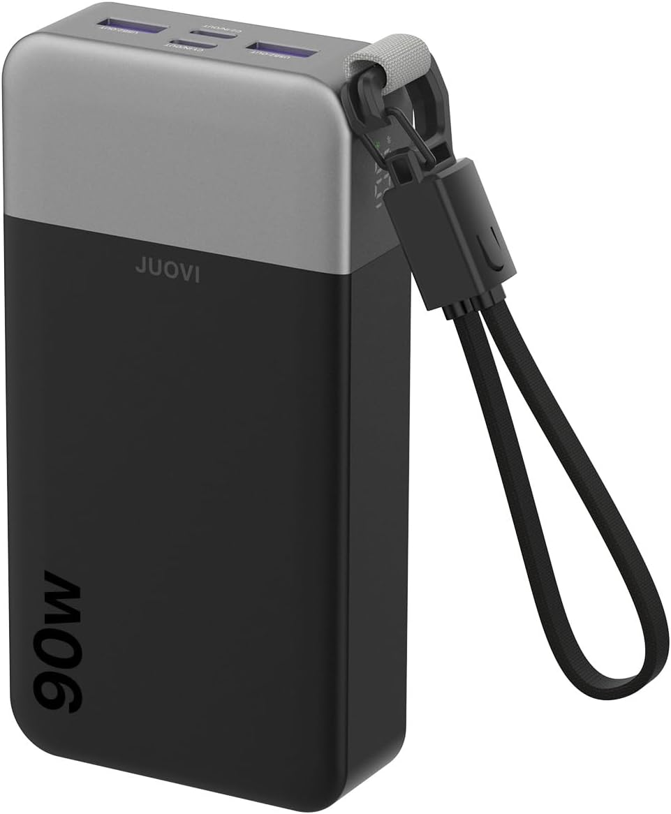 JUOVI Cargador portátil del ordenador portátil del banco 90W 20000m...