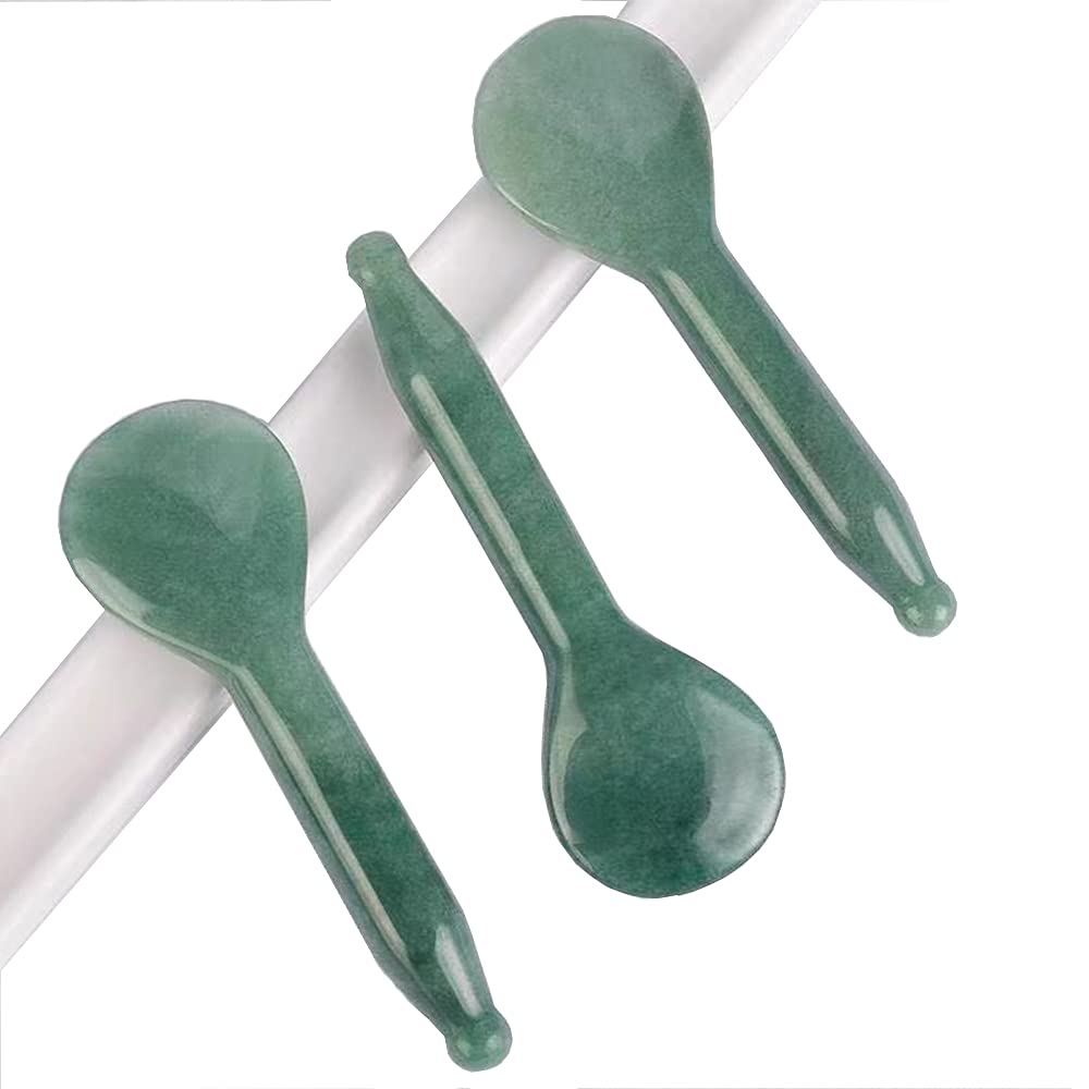 TOP SEWING Jade Gua Sha Herramientas de Masaje Herramienta Facial N...